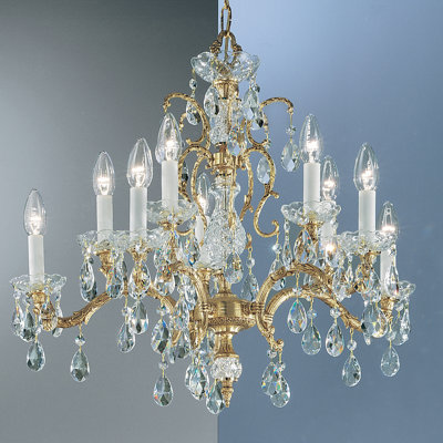 Ewert 10 - Light Dimmable Tiered Chandelier