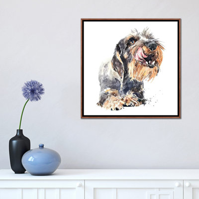 «Wirehaired Dachshund I» par EdsWatercolours - impression