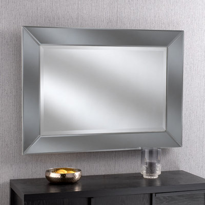 Arjana Wood Flat Wall Mirror
