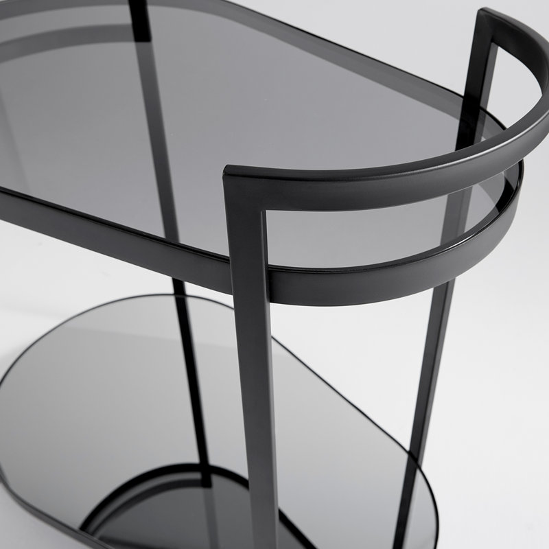 Cosmos Metal Bar Cart with Wheels