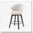 Chenille Fabric Swivel Counter Height Bar Stools-1157337852