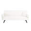 Lit gigogne blanc en velours côtelé: rangement caché, tissu doux, porte-gobelet confortable rembourré d'éponge, structure en bois massif, rétractable-1275208872
