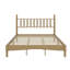 Grand lit plateforme en bois