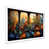 White Single Picture Framed