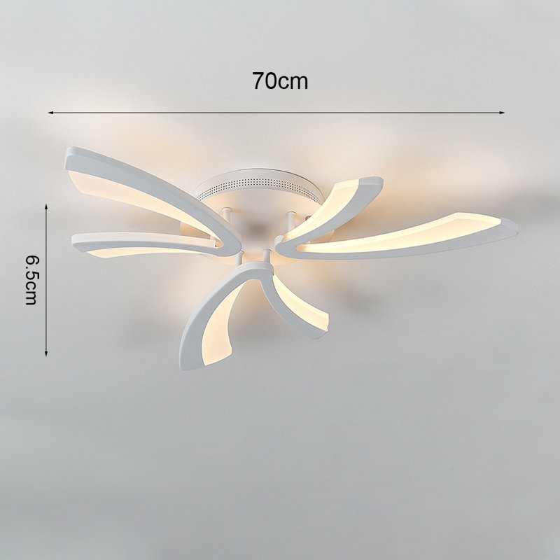 V-shaped 3-head modern ceiling light