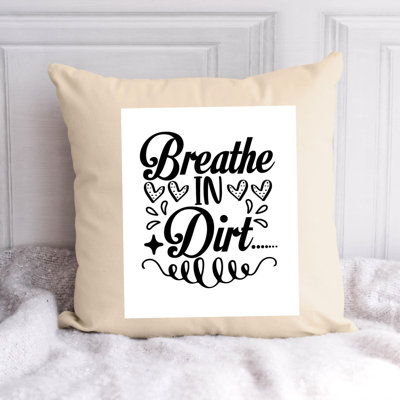 Amour de jardin - Citation amusante 252 - Coussin décoratif inclus