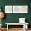 «Mandalas In Gold», reproduction sur toile-110842000