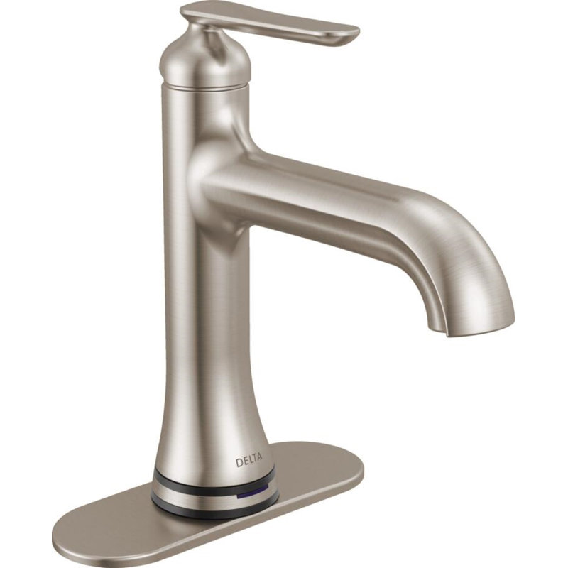 Single Handle Bathroom Faucet, Lumicoat Stainless