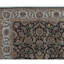 Kingsbury Wool Oriental Area Rug in Black/Teal/Beige