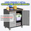 Metal Storage Cabinet with Wheels and four drawers