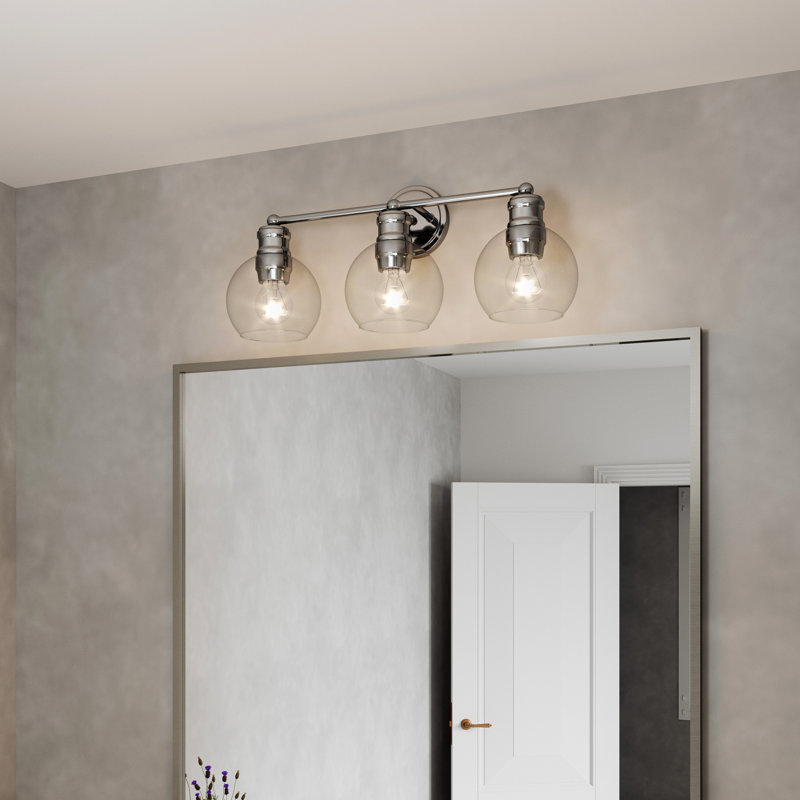 Éclairage de meuble-lavabo à intensité variable Gadre, Chrome, 3