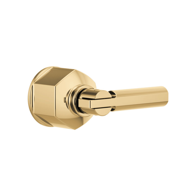 Invari® Single-Handle Floor Mount Tub Filler, Polished Gold, Lever