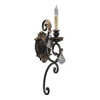 Araiz Steel Candle Wall Light