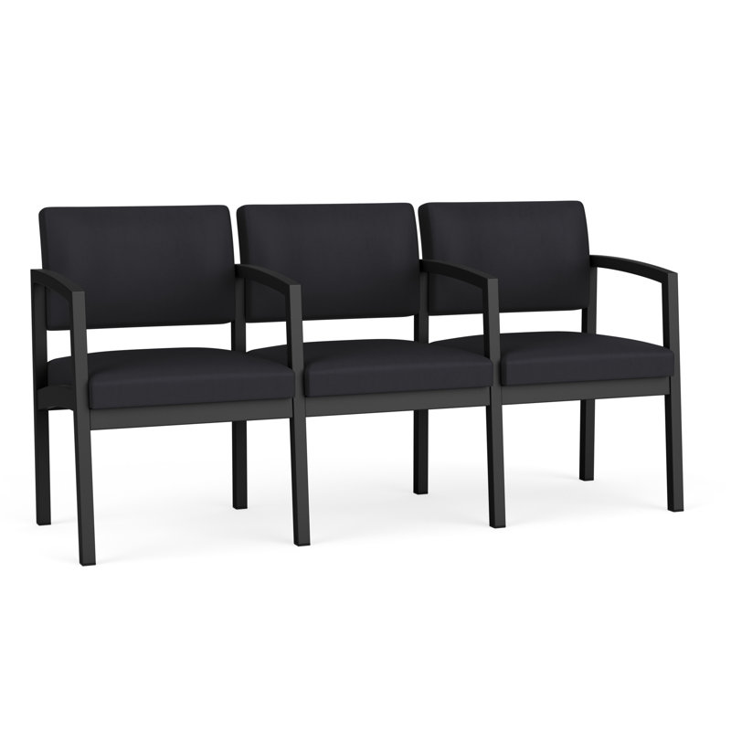 Structure en métal 3 places Lenox, Noir, noir, noir, noir, Noir Patriot Plus - nettoyez le vinyle avec un lin