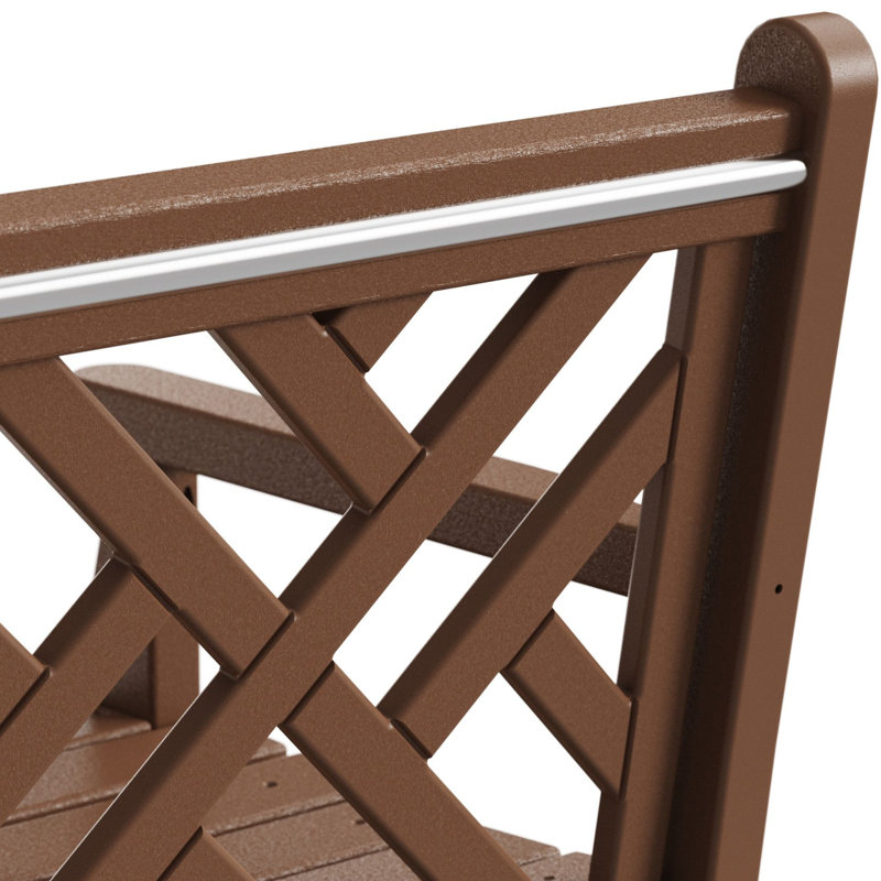 POLYWOOD Chippendale 48" Bench, Teak