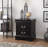 Louis Black Finish Philippe III Nightstand