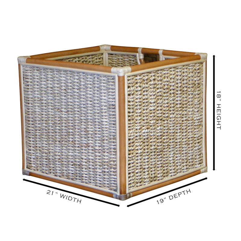 Grand panier en osier