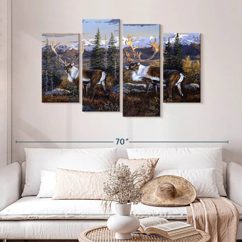 Brampt Caribou, 32" H x 52" W