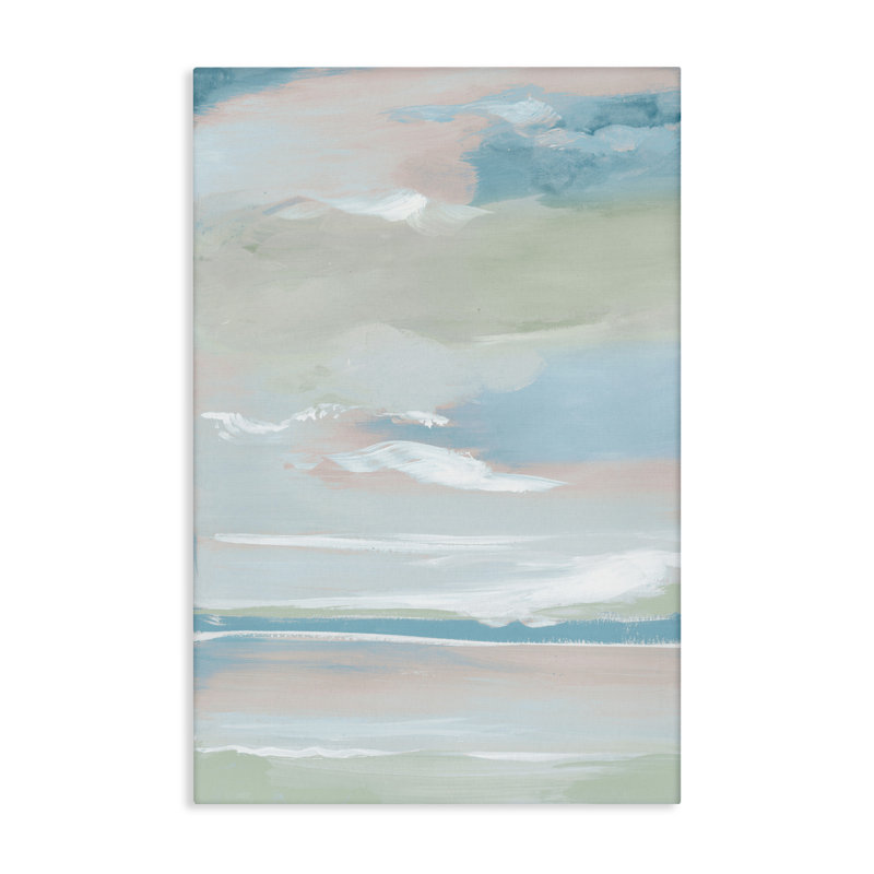 «Seaside Blush Sunrise Canvas» par Lera, H 24 po x l 16 po