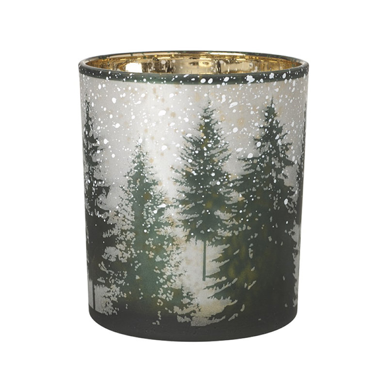 Glass Tabletop Tealight Holder