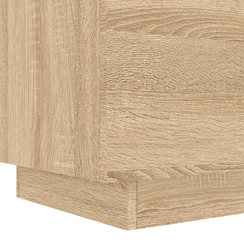 Briah 45cm W Bedside Table, Sonoma Oak, Individual