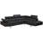 Faux Leather L-Shaped Sectional Right Hand Facing-98799125