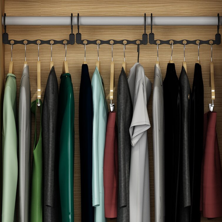 Rebrilliant Daniels Velvet Hangers, Non Slip Standard Clothes Hanger Set,  Heavy Duty Ivory Hangers & Reviews