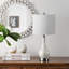 Lampe standard argentée 21,5 po Navilas