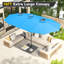 Grand parasol double 15 pi avec lumières solaires-1080530890