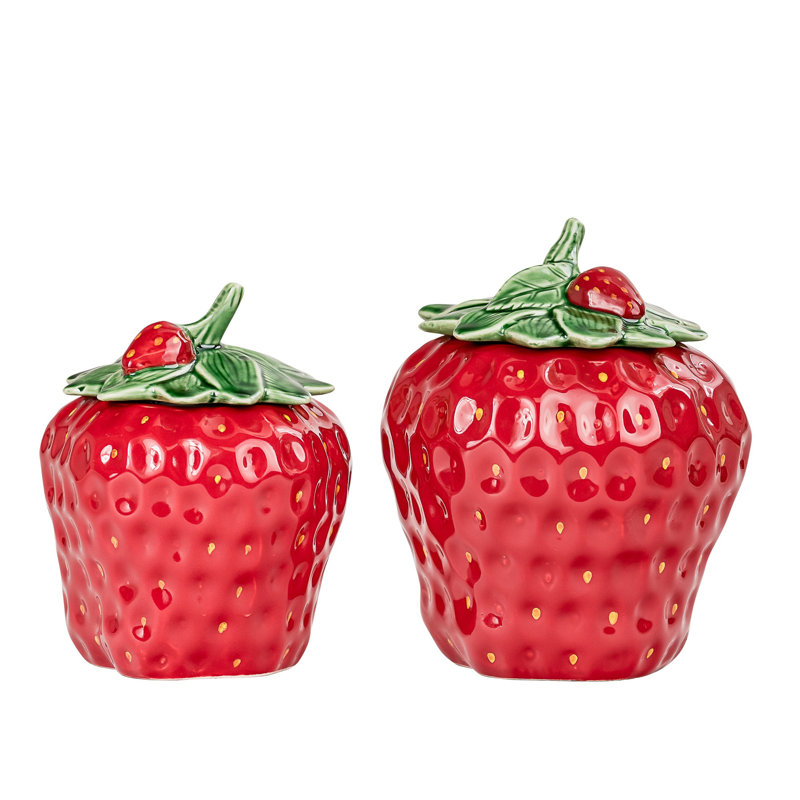 Ensemble de 10 pots à fraises