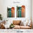 Avery Mid-Century Arches Teal Orange II-108371504