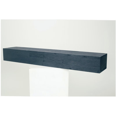 72" Rustic Wood Fireplace Mantel,Wall-Mounted & Floating Shelf for Home Decor