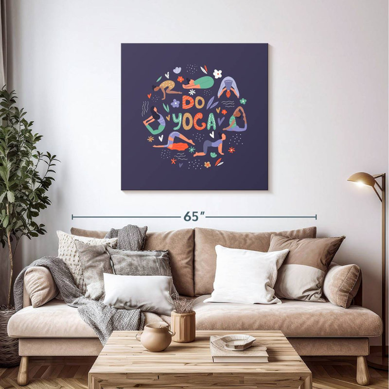 Senne Do Yoga, 39" H x 39" W