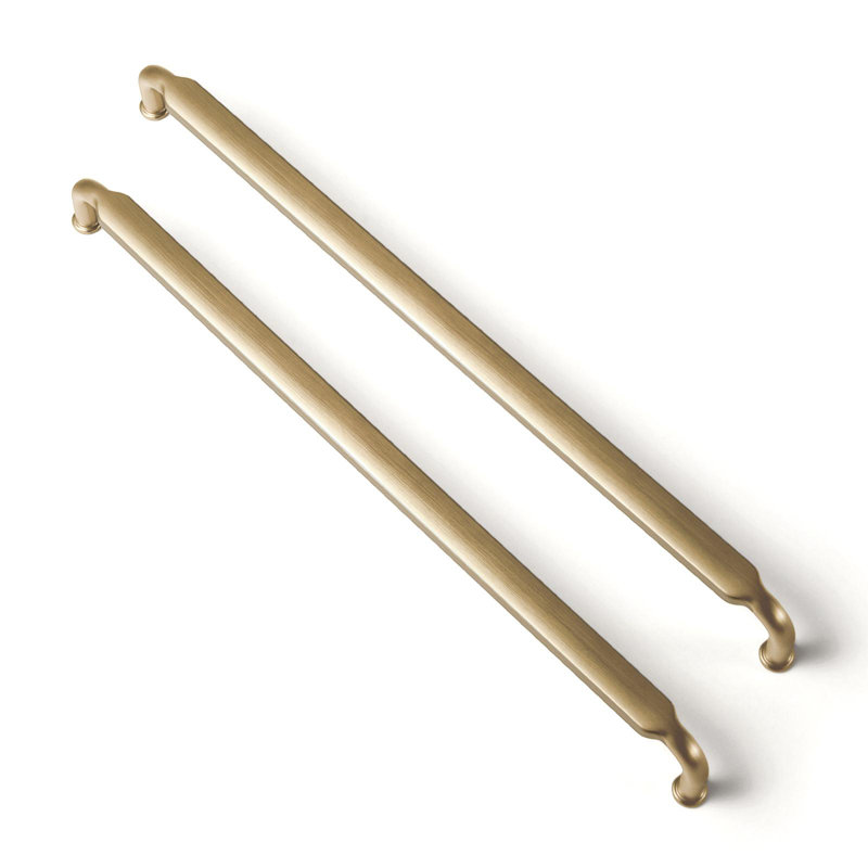 Champagne Bronze Modern Appliance Bar Pulls with Mounting Hardware