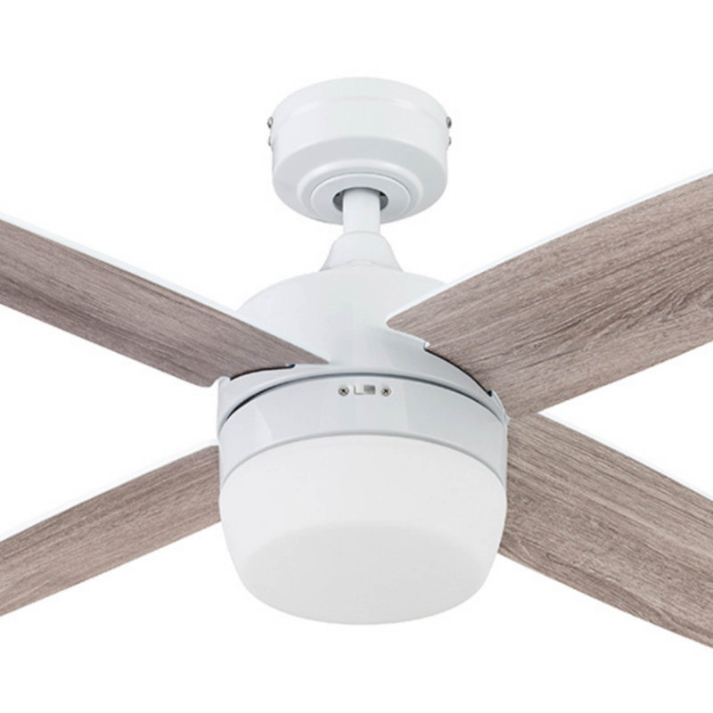 Frittelli 44'' Ceiling Fan with LED Lights and Remote Included, Bright White