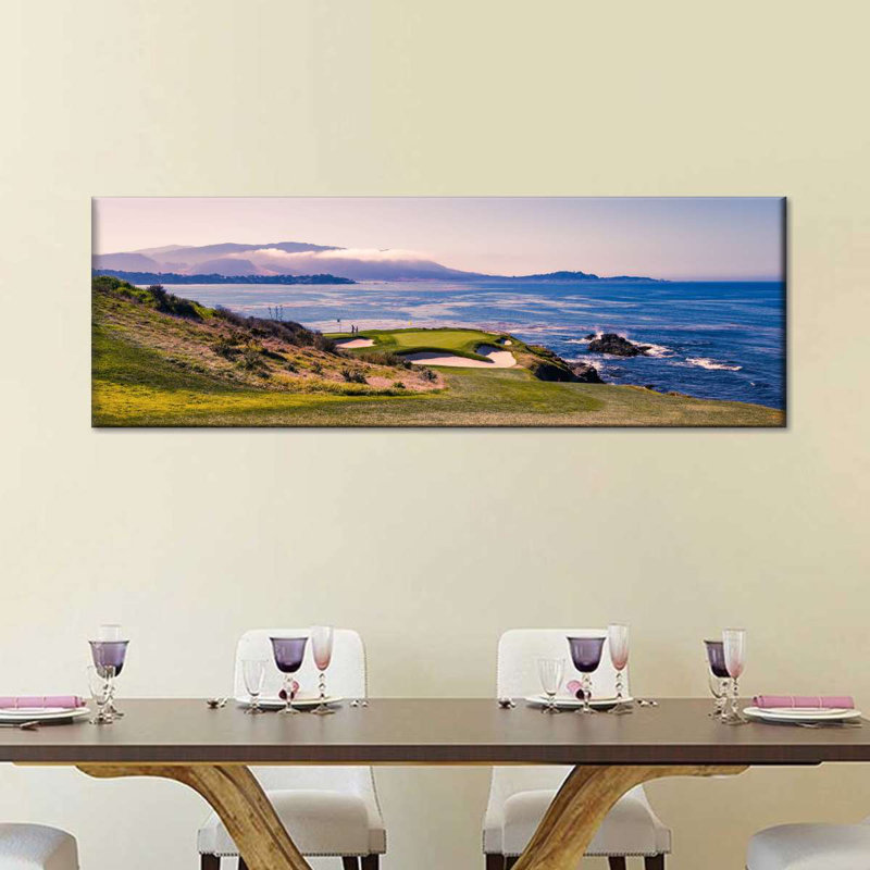 " Pebble Beach ", 15" H x 45" W x 1.25" D