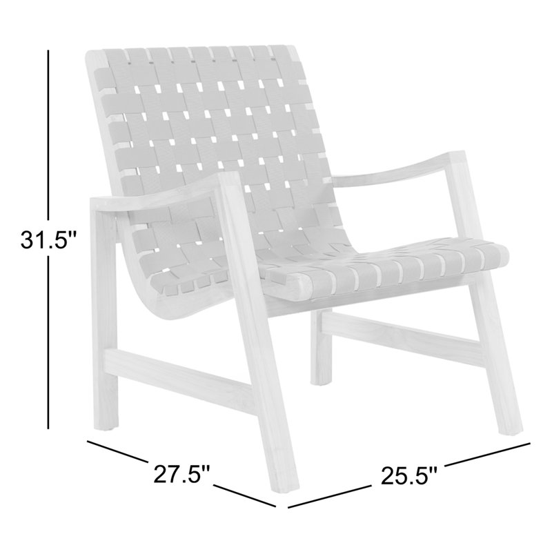 Aero Outdoor Teak Lounge Chair