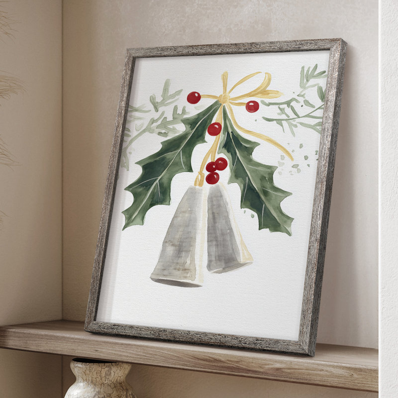 «Christmas Holiday Art», reproduction encadrée en bois massif CMMAX XMA171706, H 11 po x l 9 po