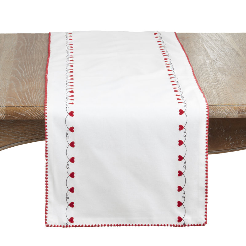 Chemin de table Classic Border Heart