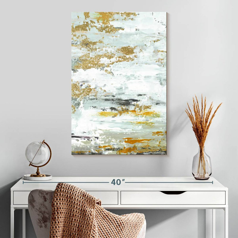 Avery Gold Magic Vertical Abstract II, 30" H x 20" W