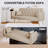 71" Modern Velvet Sofa Bed Futon, Convertible Sleeper Couch With Adjustable Backrest, Tufted Recliner Loveseat With Golden Chrome Legs & 2 Pillows For Small Spaces, Living Room, Apartment-651500193