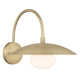 Del Single Light Wrought Iron Dimmable Armed Sconce