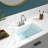 21" L x 14" W Rectangular Ceramic Undermount Bathroom Sink with Overflow-108211505