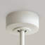  Ventilateur de plafond intérieur Paddle Smart 60 avec tige filetée, pales ABS en chêne cérusé blanc et télécommande portable-65445737-65445751-218493366