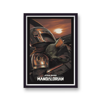 The Mandalorian V2 Reimagined Movie Poster - Single Picture Frame Print