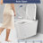Automatic Smart Toilet With Built - In Bidet, Heated Seat, Warm Water And Dry, Foot Sensor Control, Radar Sensing, Fountain Washing Modes, Adjustable Temp, , Dryer Temperature, Side Button Memory,