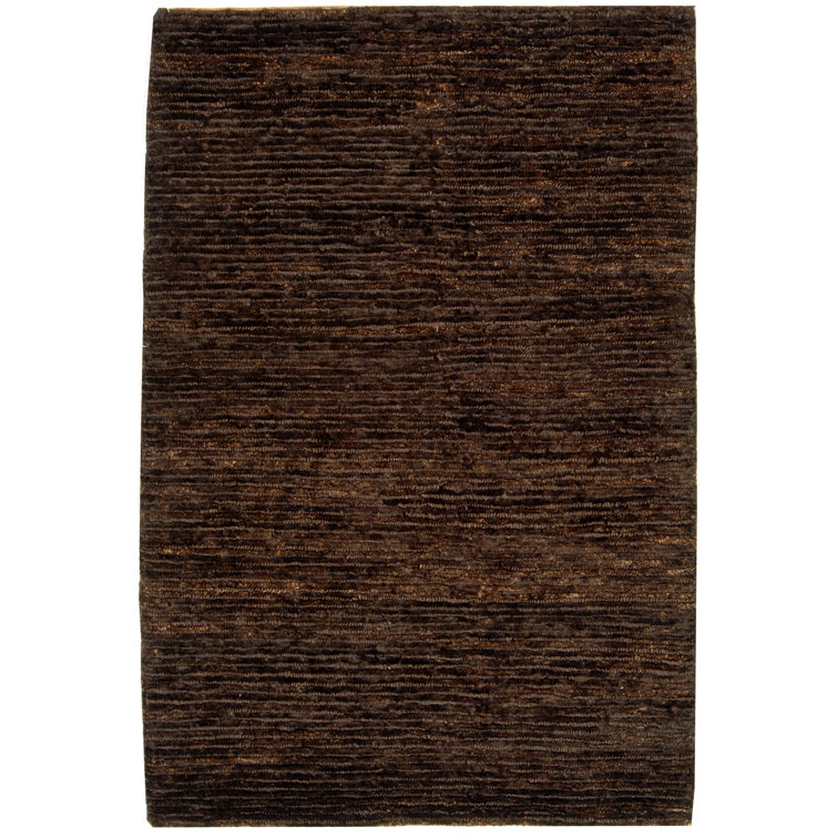 Seden Hand-Knotted Brown Area Rug