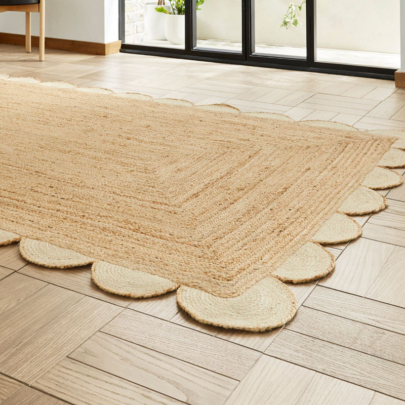 Savannah Jute area rug Hand Made Brown, Runner 120cm x 170cm