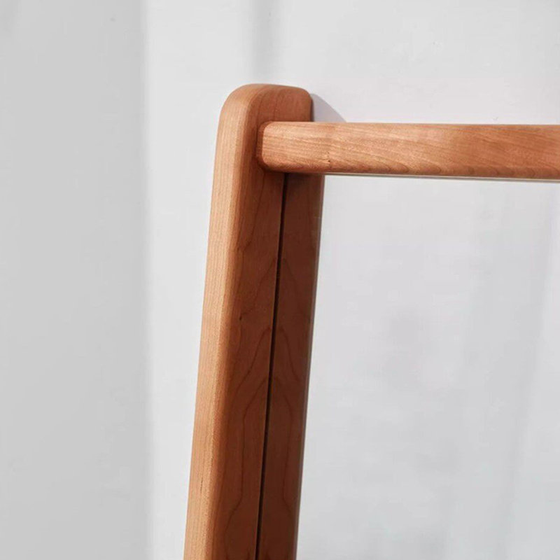 Miroirs pleine longueur rectangulaires en bois massif et manufacturé