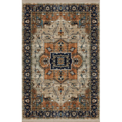 Seancole Performance Washable Oriental Indoor / Outdoor Rug